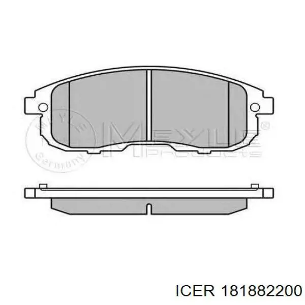 181882200 Icer Колодки передние