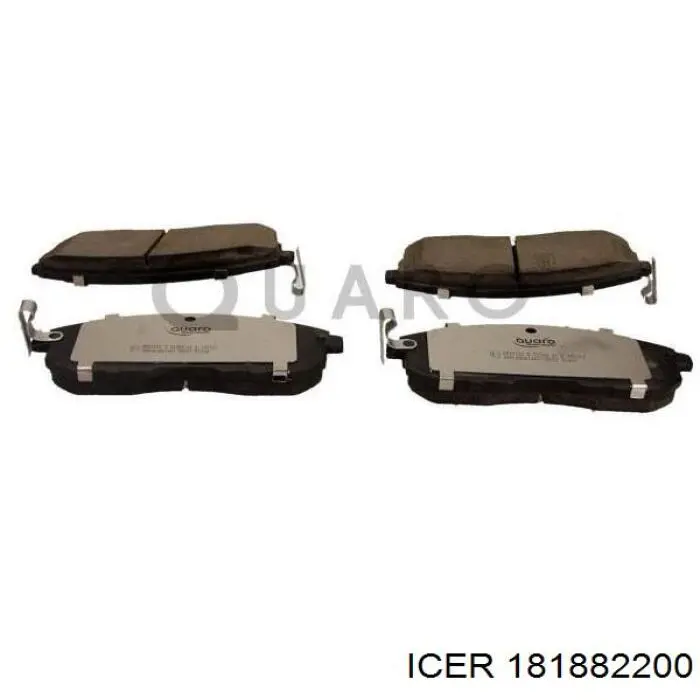 181882200 Icer Колодки передние