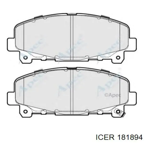 Тормозные колодки Icer 181894