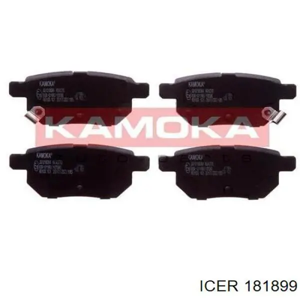 Купить 181899 Icer Колодки тормозные задние, дисковые