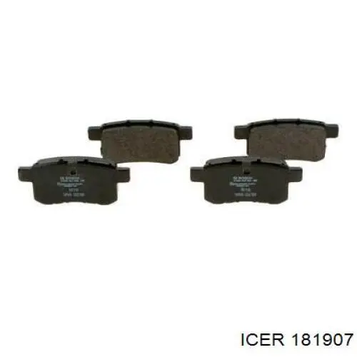 Колодки дисковые  Icer 181907 цена, от 23.87 USD