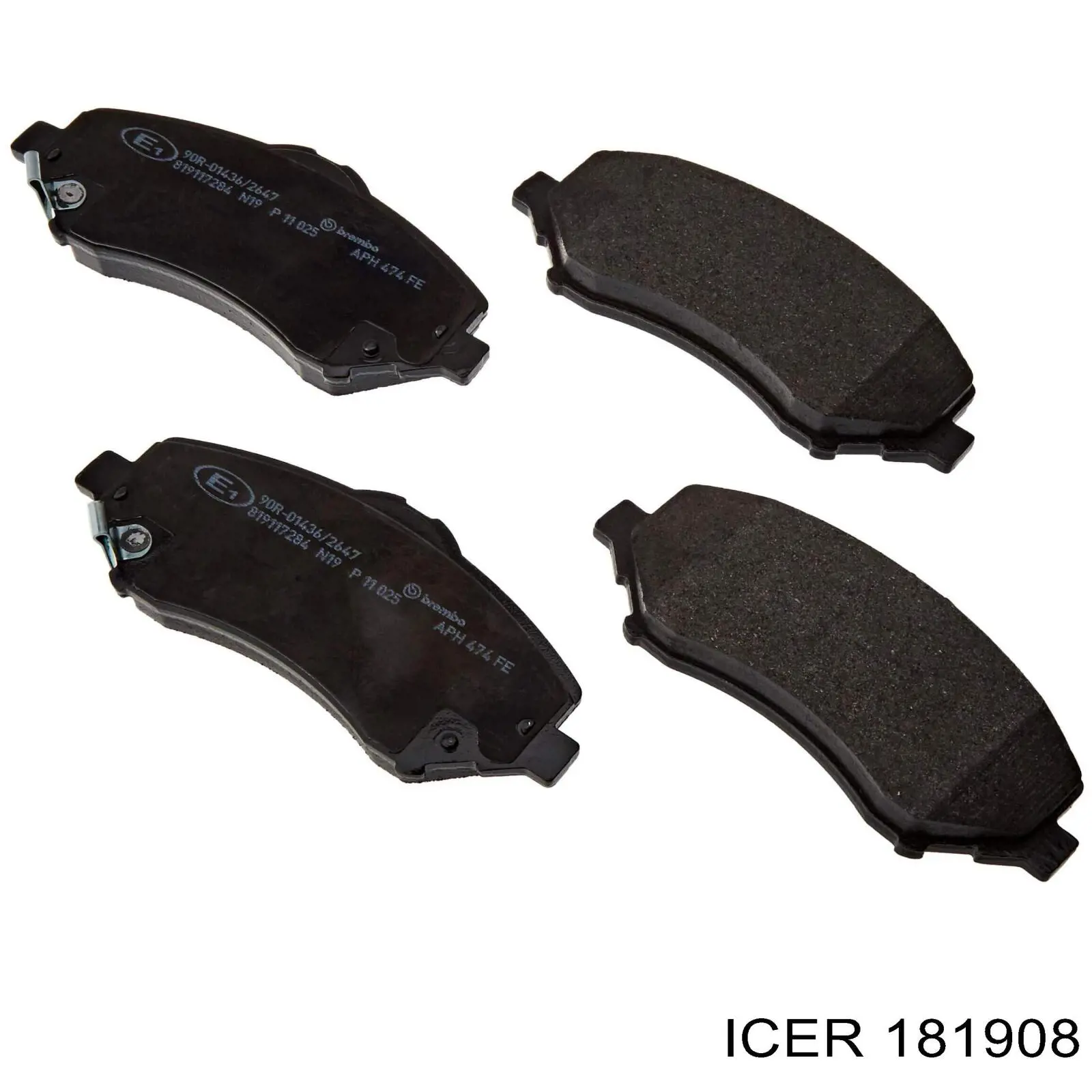 Колодки Icer 181908 цена, от 30.94 USD