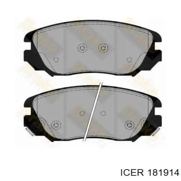 Тормозные колодки Icer 181914