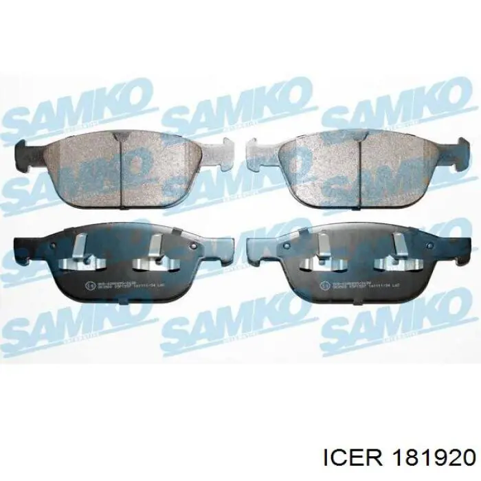 Тормозные колодки Icer 181920