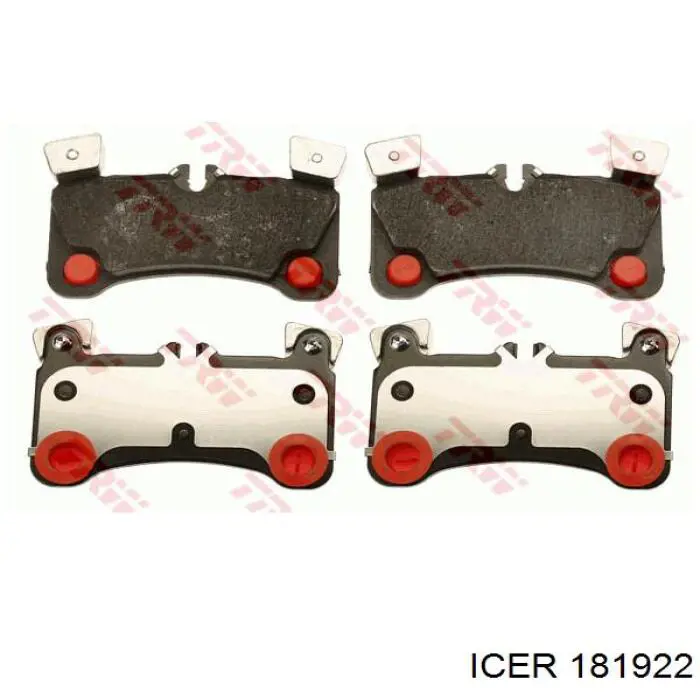 Купить 181922 Icer Колодки тормозные задние, дисковые