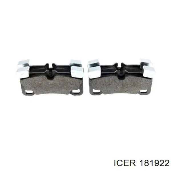 Задние тормозные колодки 181922 Icer