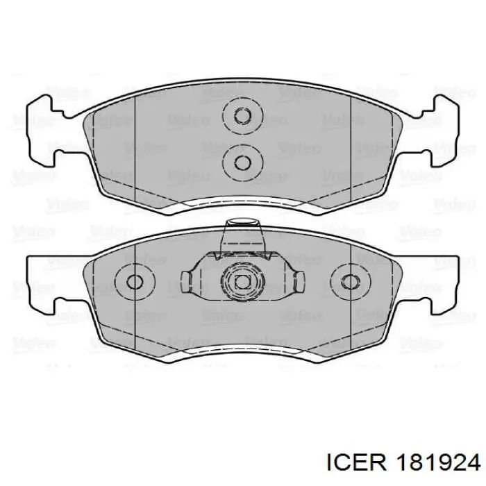 Колодки Icer 181924 цена, от 23.80 USD