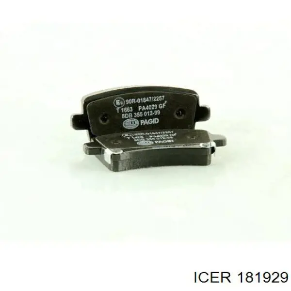 Колодки дисковые  Icer 181929 цена, от 26.62 USD