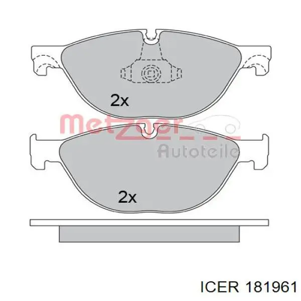 Колодки Icer 181961 цена, от 65.22 USD