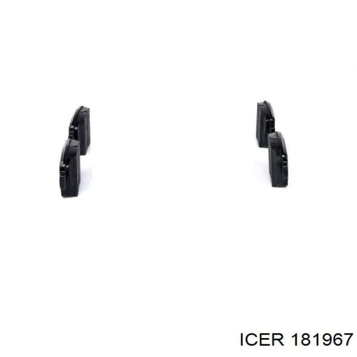 Колодки дисковые  Icer 181967 цена, от 22.99 USD