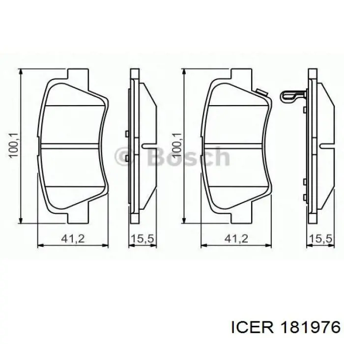 Колодки дисковые  Icer 181976 цена, от 19.99 USD