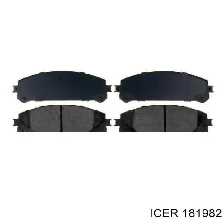 Тормозные колодки Icer 181982