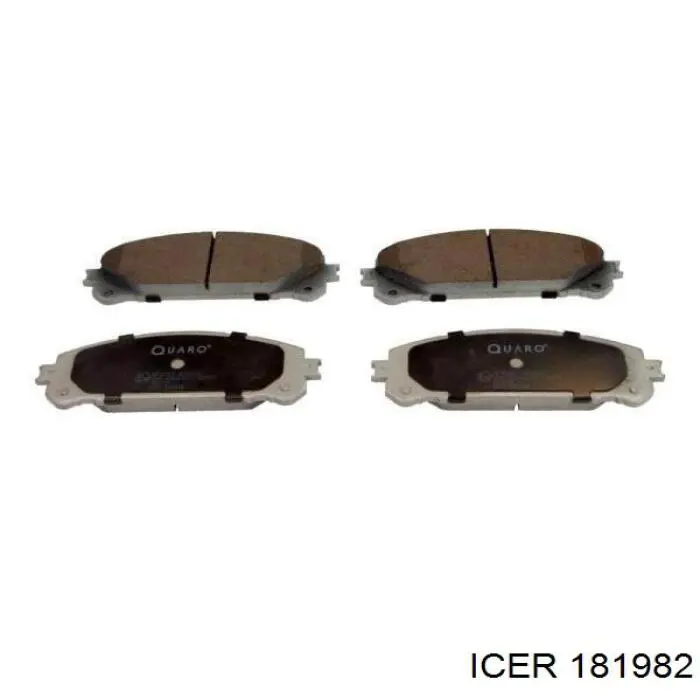 181982 Icer Колодки передние
