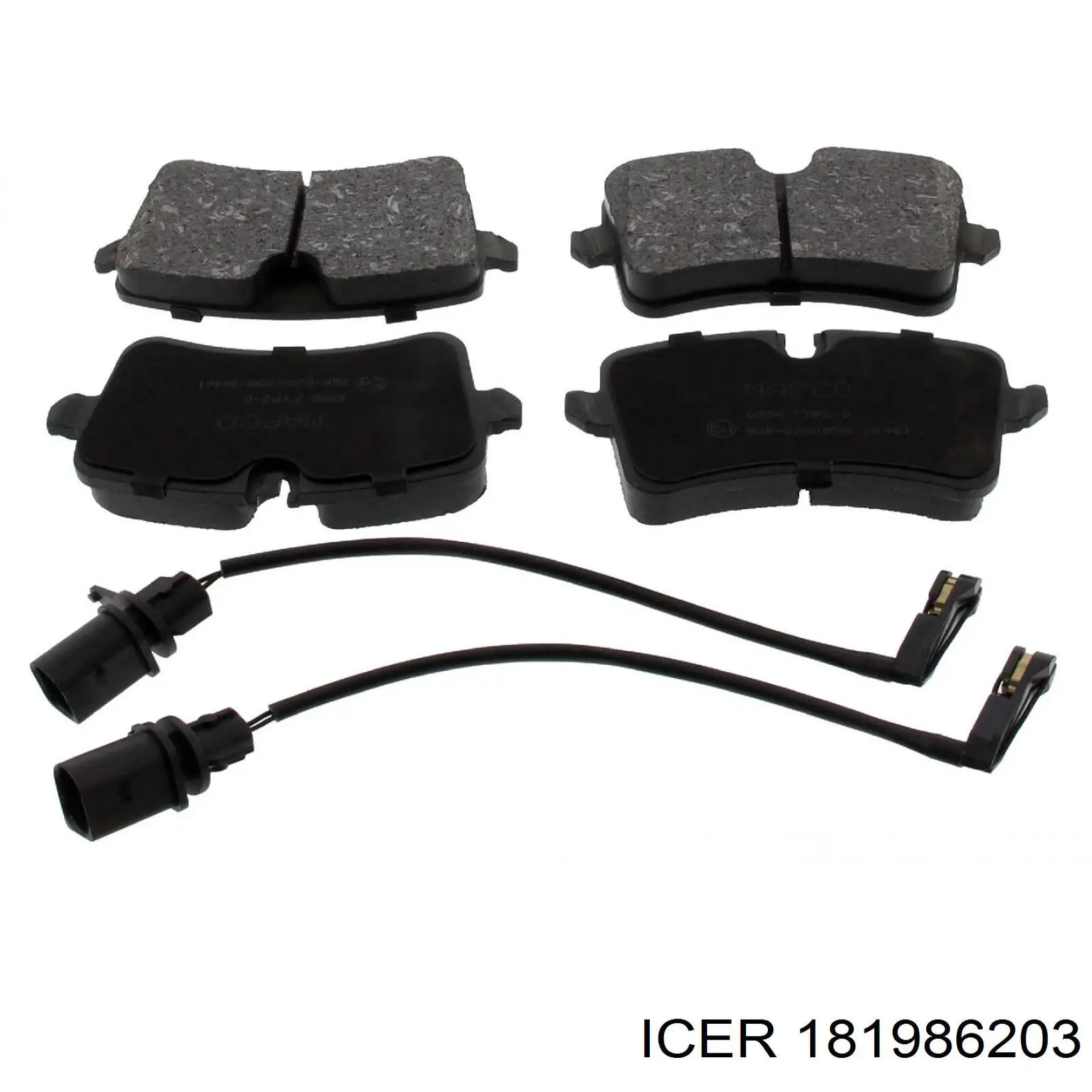 Задние дисковые колодки Icer 181986203