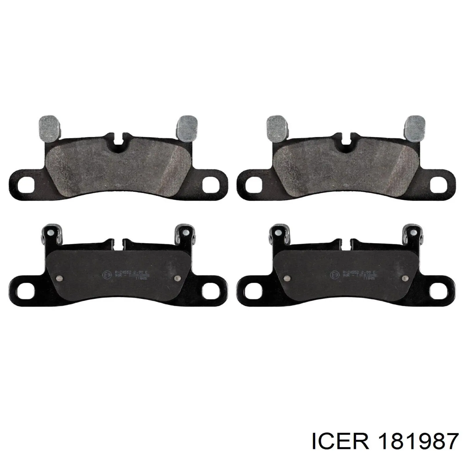 Колодки дисковые  Icer 181987 цена, от 44.64 USD