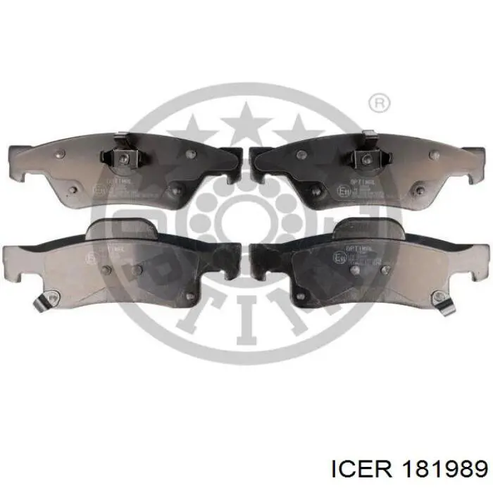 Колодки дисковые  Icer 181989 цена, от 30.49 USD