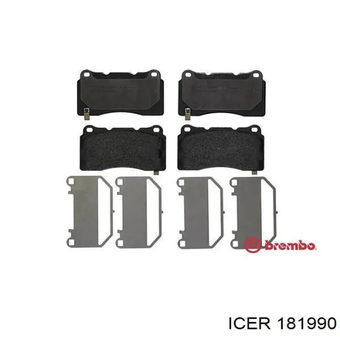 Купить 181990 Icer Колодки тормозные