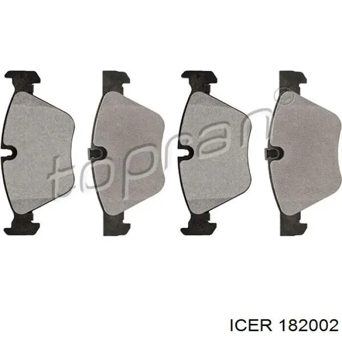 Передние тормозные колодки 182002 Icer