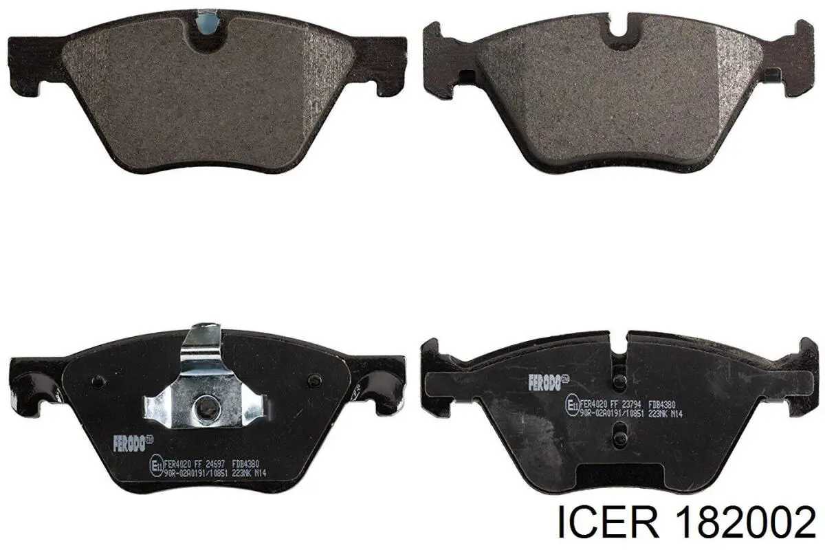 Купить 182002 Icer Колодки тормозные