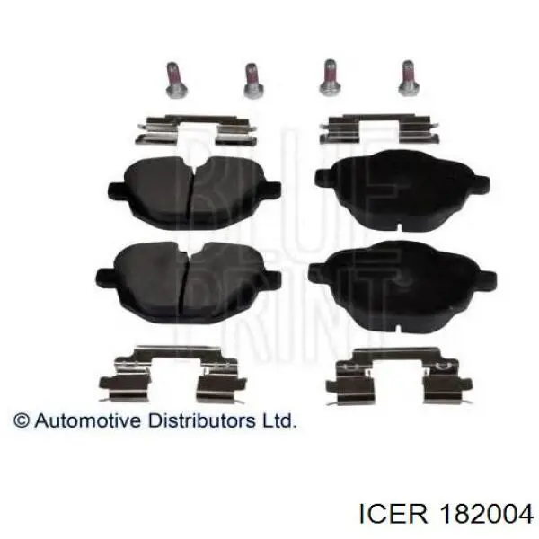 Колодки дисковые  Icer 182004 цена, от 29.54 USD