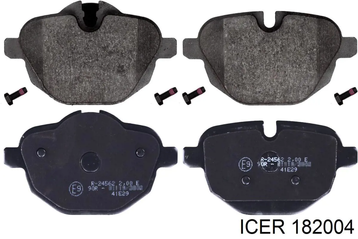 Задние дисковые колодки Icer 182004