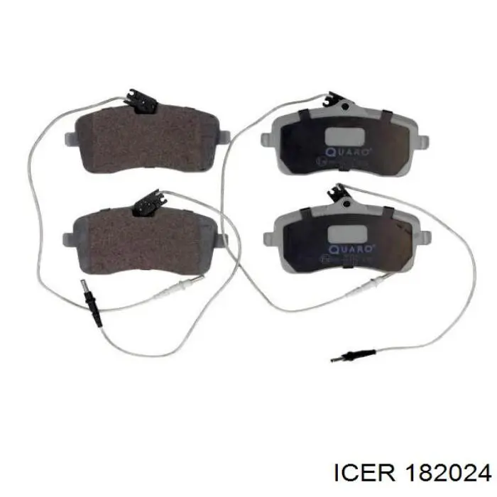 Передние тормозные колодки 182024 Icer