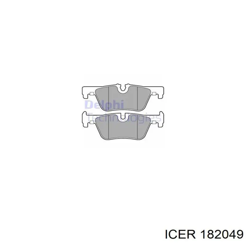 Колодки дисковые  Icer 182049 цена, от 27.05 USD