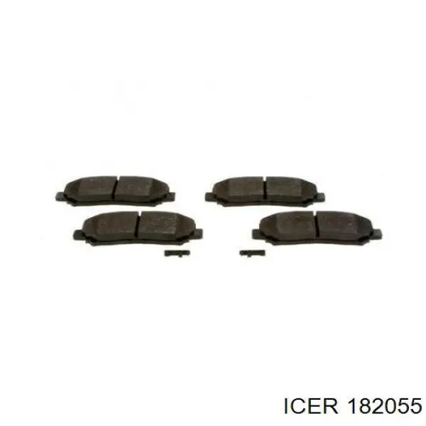 Передние тормозные колодки 182055 Icer