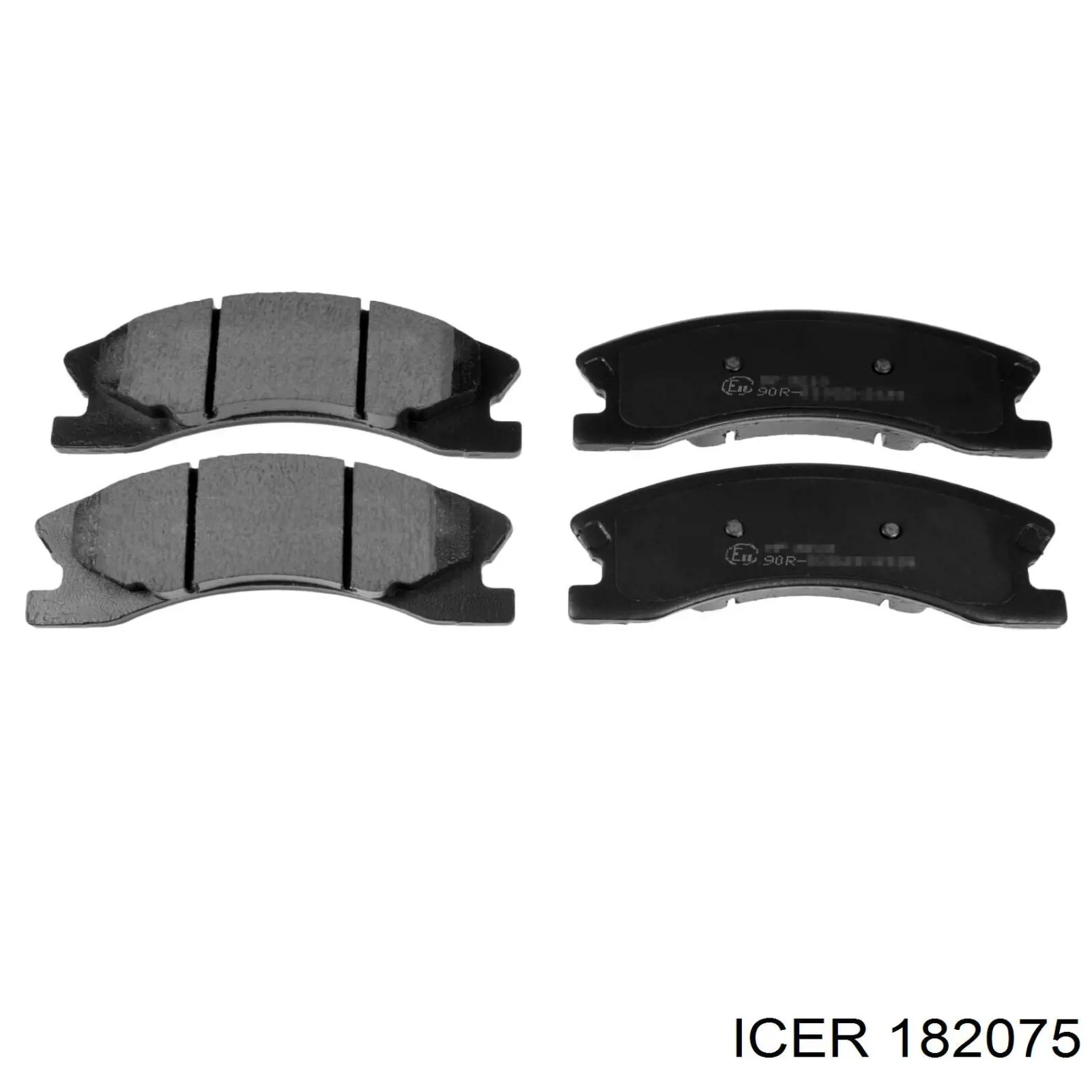 Передние тормозные колодки 182075 Icer