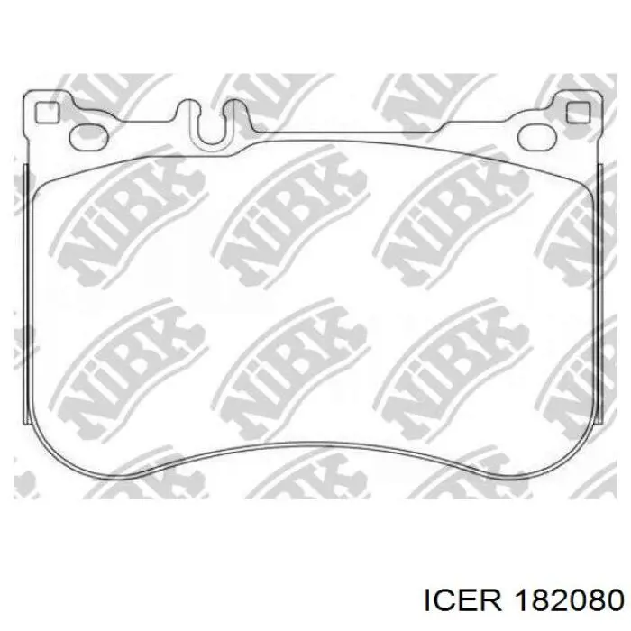 Купить 182080 Icer Колодки тормозные