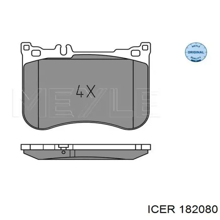 Колодки Icer 182080 цена, от 96.83 USD