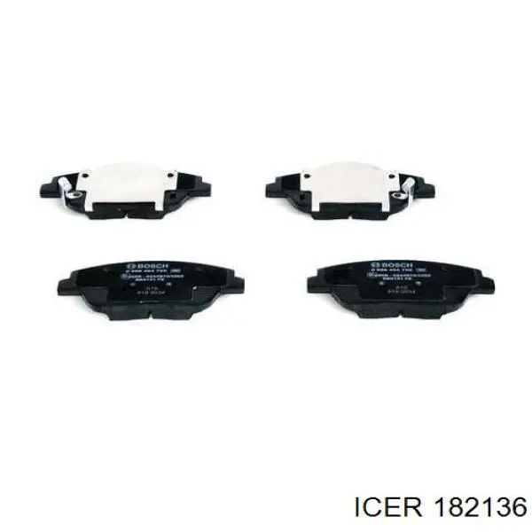 Колодки Icer 182136 цена, от 27.33 USD
