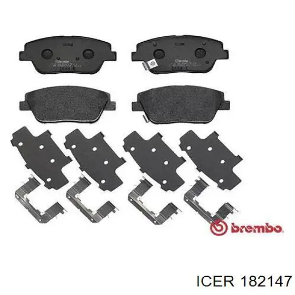 Купить 182147 Icer Колодки тормозные