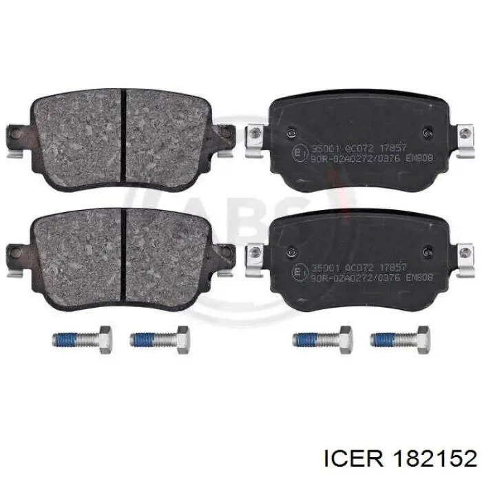 Колодки дисковые  Icer 182152 цена, от 28.87 USD