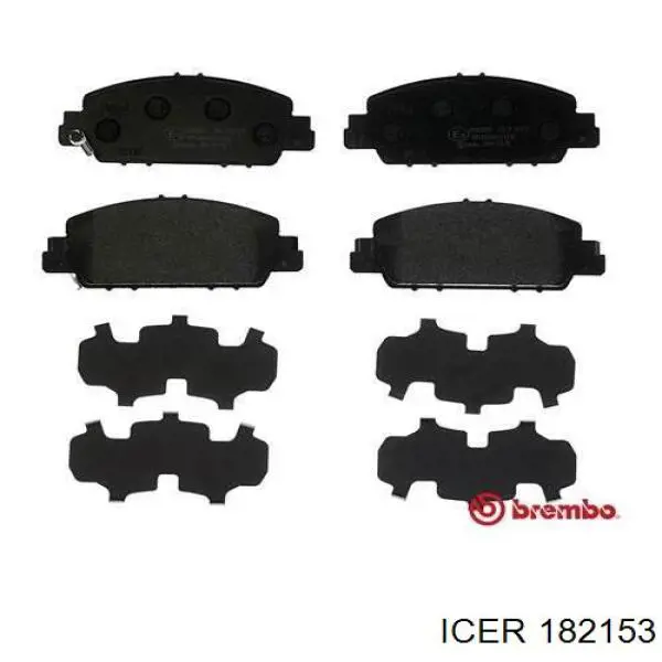 182153 Icer Колодки передние