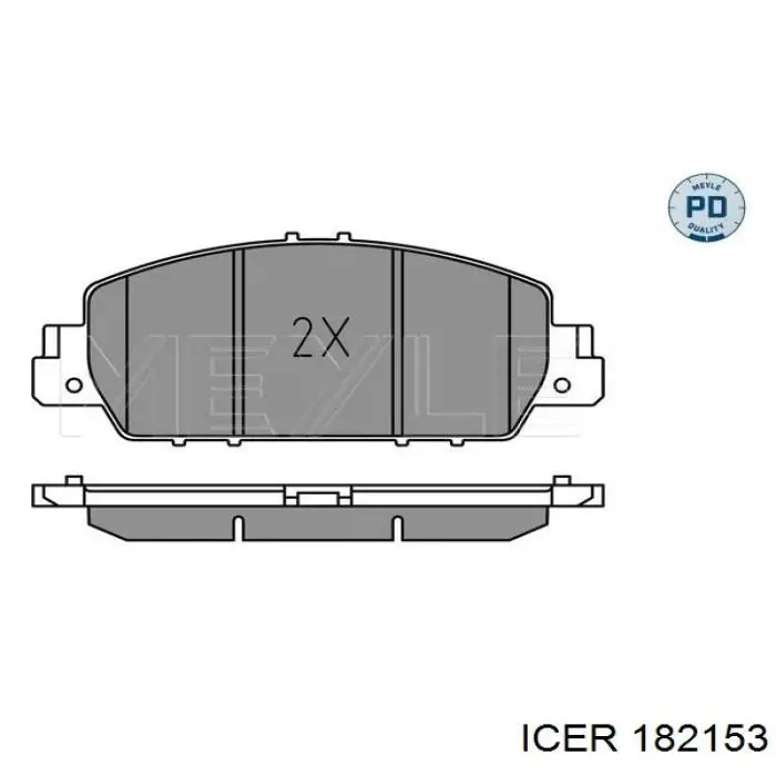 Колодки Icer 182153 цена, от 29.89 USD