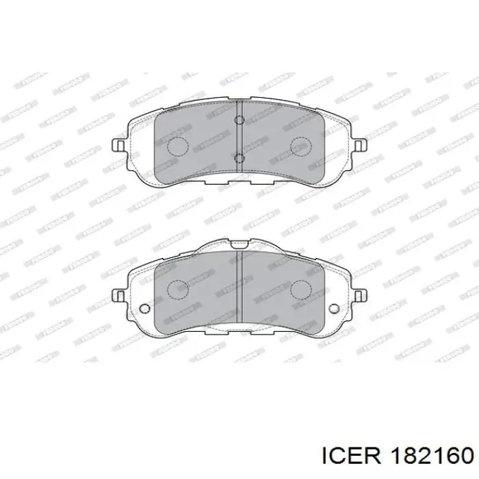 Купить 182160 Icer Колодки тормозные