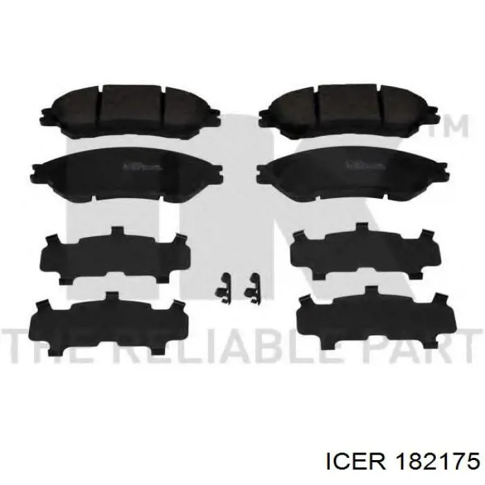 Купить 182175 Icer Колодки тормозные