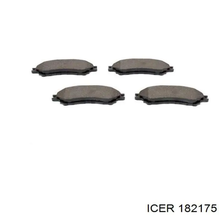 Передние тормозные колодки 182175 Icer