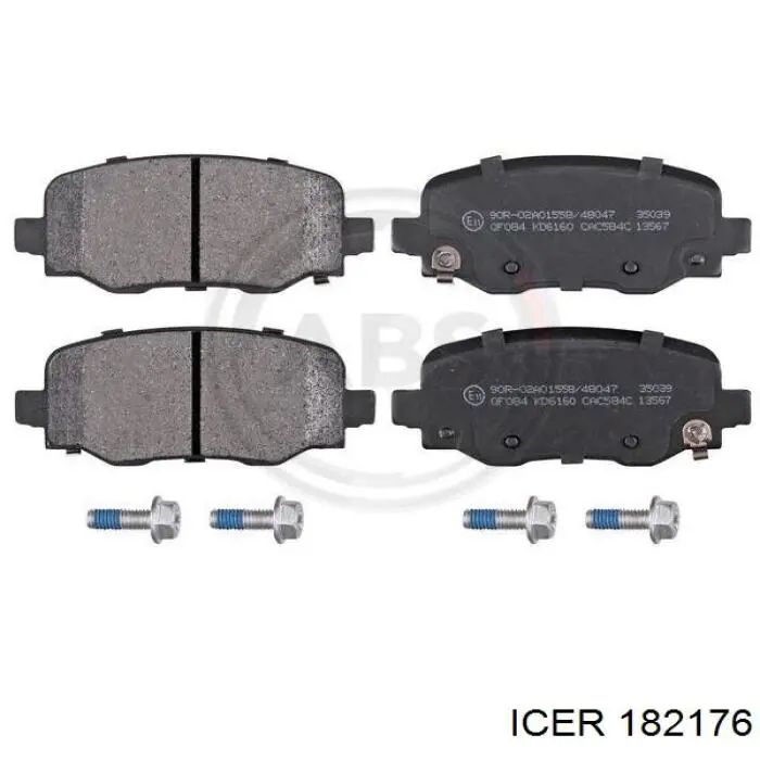 Колодки дисковые  Icer 182176 цена, от 32.05 USD