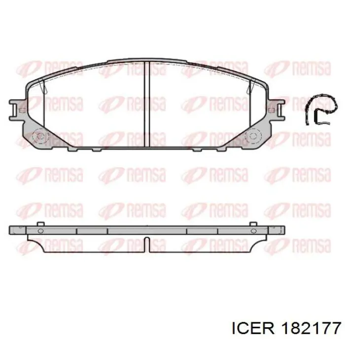 Купить 182177 Icer Колодки тормозные
