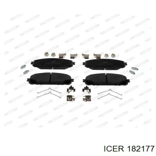 182177 Icer Колодки передние