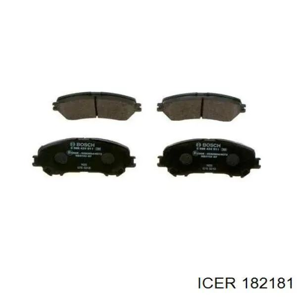 Колодки Icer 182181 цена, от 29.43 USD