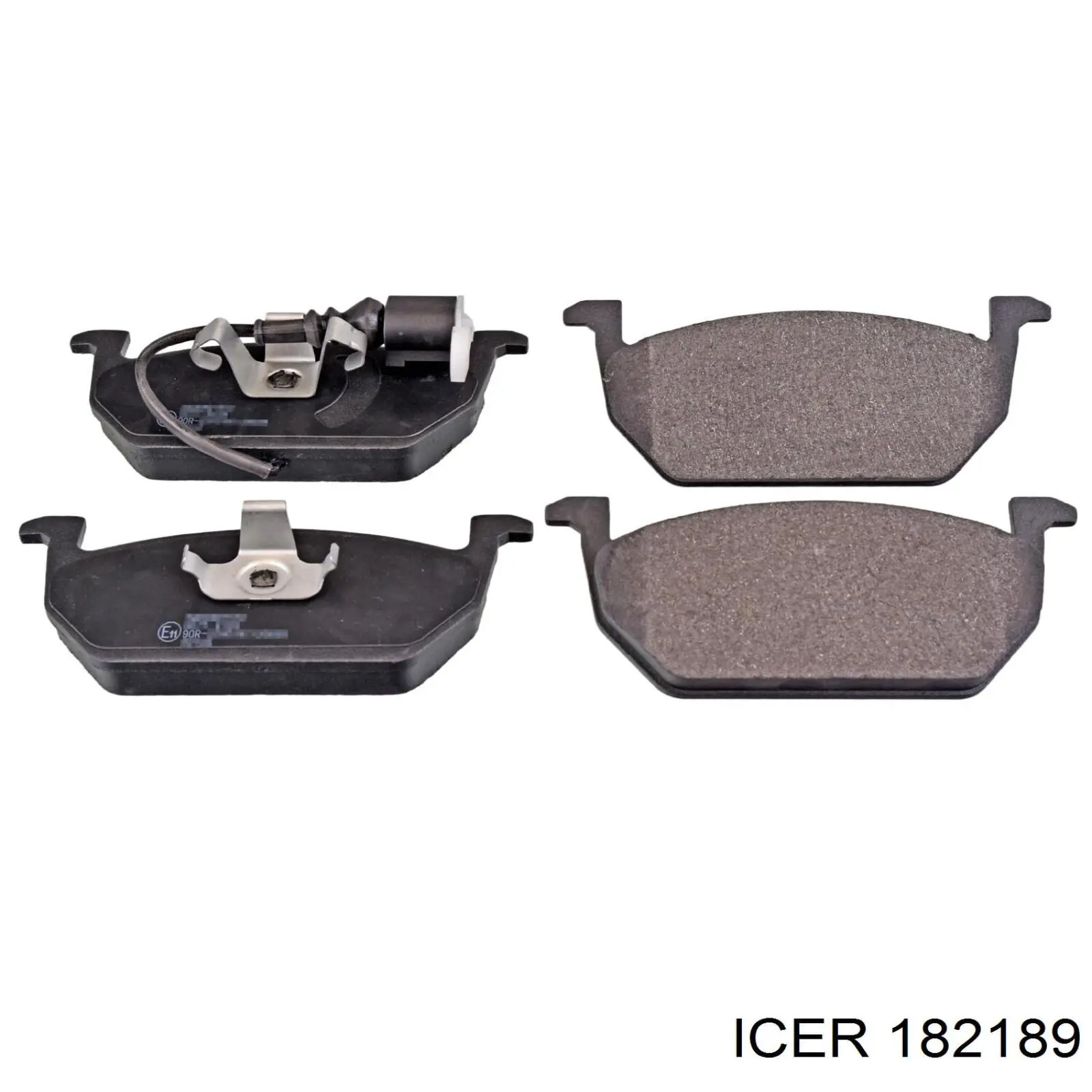 Передние тормозные колодки 182189 Icer