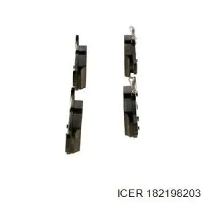 Колодки дисковые  Icer 182198203 цена, от 24.17 USD