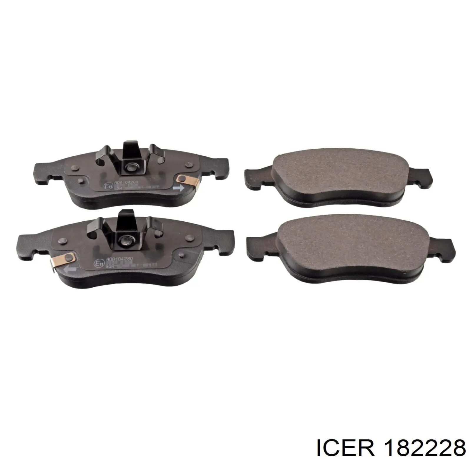Тормозные колодки Icer 182228