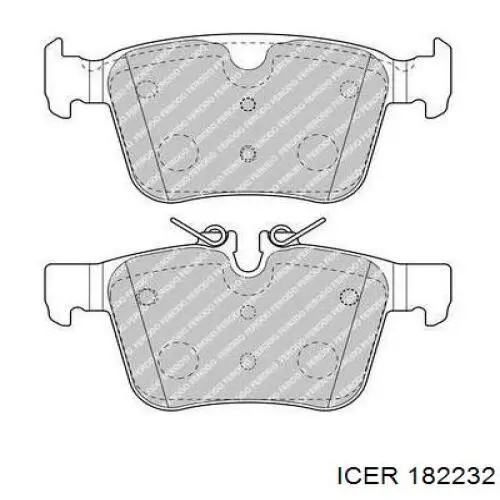Колодки дисковые  Icer 182232 цена, от 33.95 USD