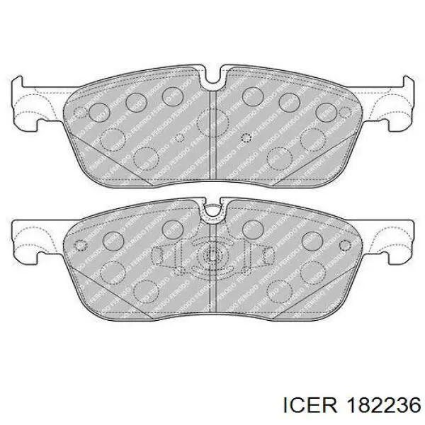 Купить 182236 Icer Колодки тормозные