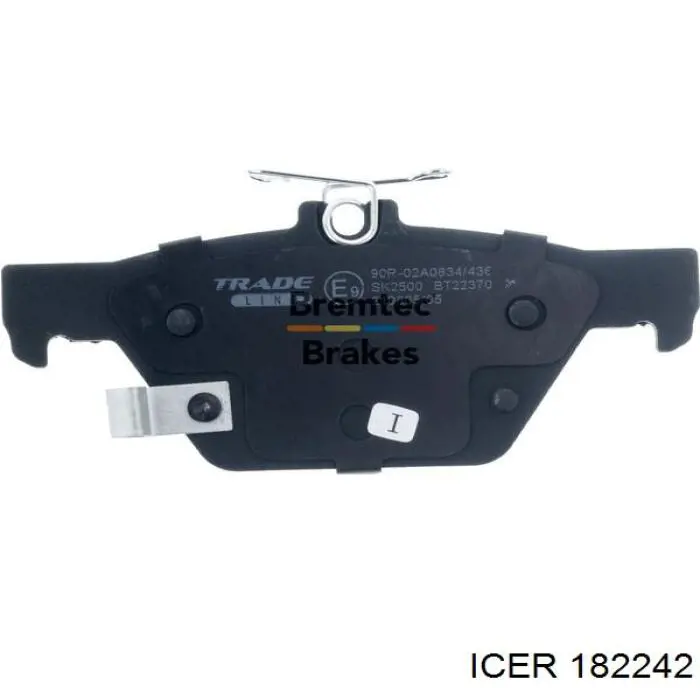 Колодки дисковые  Icer 182242 цена, от 32.73 USD