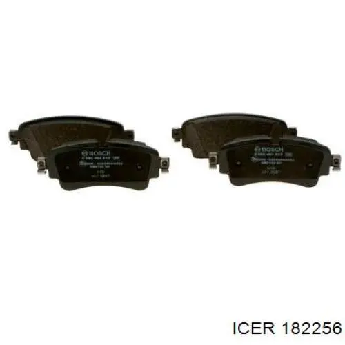 182256 Icer Колодки тормозные дисковые комплект